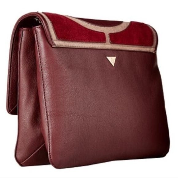 RARE Sam Edelman Maddy Leather Shoulder Bag, Wine - Picture 4 of 8